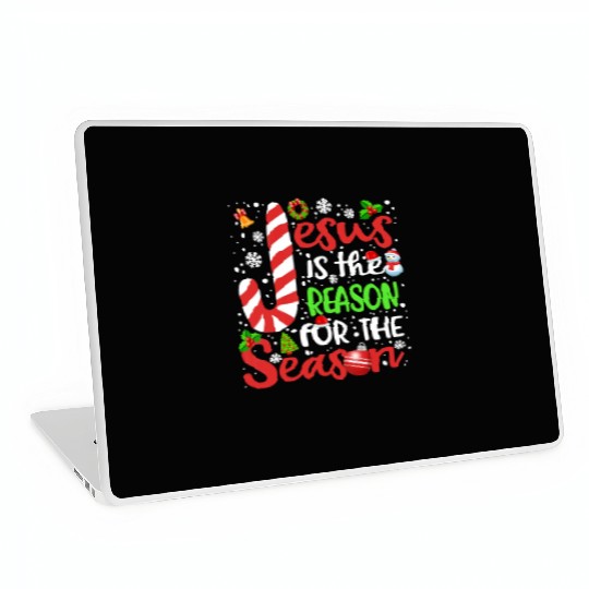 Jesus Is The Reason For The Season Christmas Laptop Skins