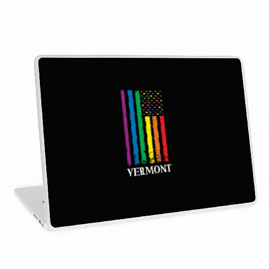 Vermont Pride Month Pride Flag LGBT Community LGBT Laptop Skins