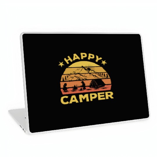 Happy Camper Laptop Skins