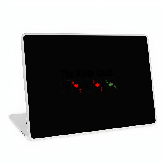 the river card Laptop Skins