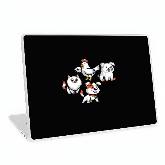 Cute Farm-Animal Laptop Skins