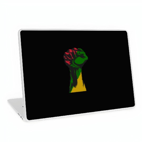 Cool African Ancestry Pride Flag Black History Laptop Skins