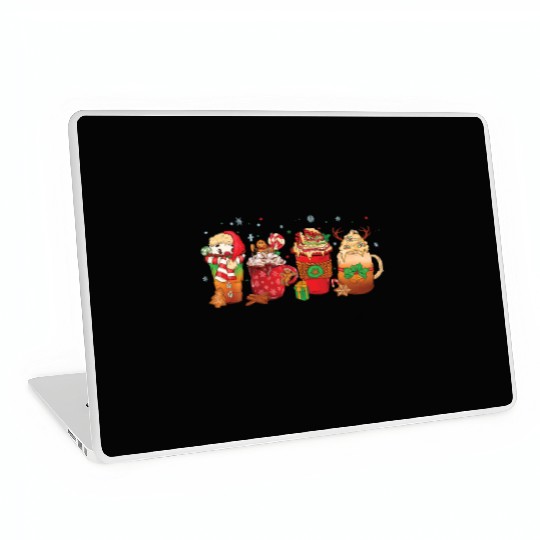 Hot Chocolate Cup Peppermint Mocha Laptop Skins