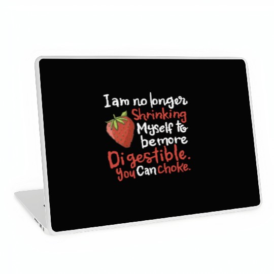 Gardening Strawberry Food Pun Laptop Skins