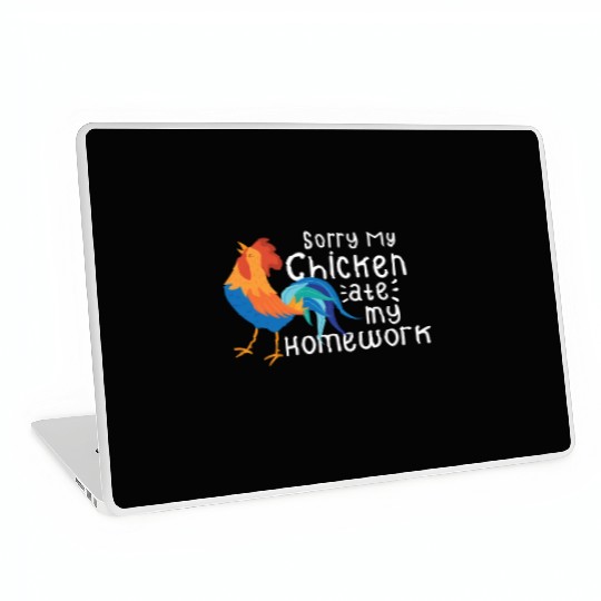 Chicken Farmer Gift Funny Chickens Country Farm Laptop Skins