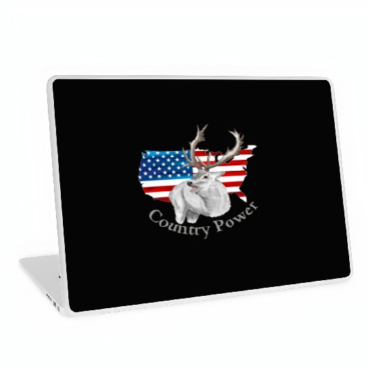 White Deer Laptop Skins