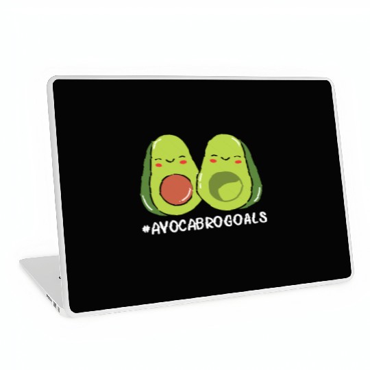 Sibling Big Brother Avocado Goals Hilarious Puns Laptop Skins