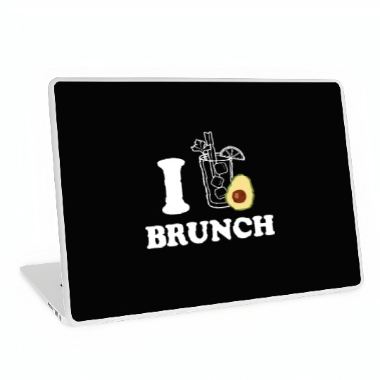 i love avocado brunch Laptop Skins