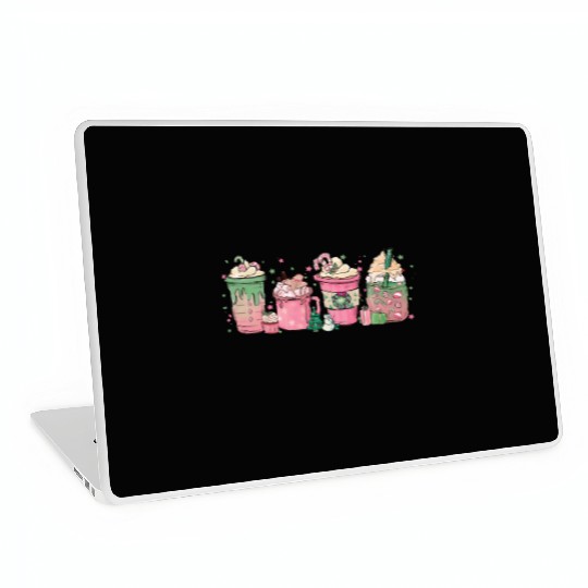 Hot Chocolate Cup Peppermint Mocha Laptop Skins
