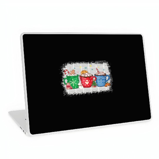 Christmas Hot Chocolate Peppermint Mocha Laptop Skins