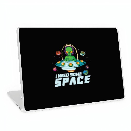 Alien Extraterrestrial Area 51 UFO Space Geek Gift Laptop Skins