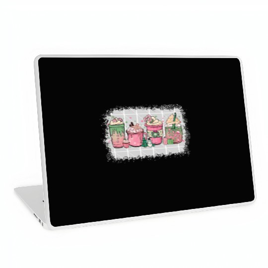 Hot Chocolate Cup Peppermint Mocha Laptop Skins