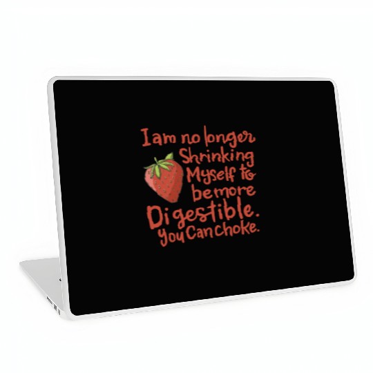 Gardening Strawberry Food Pun Laptop Skins