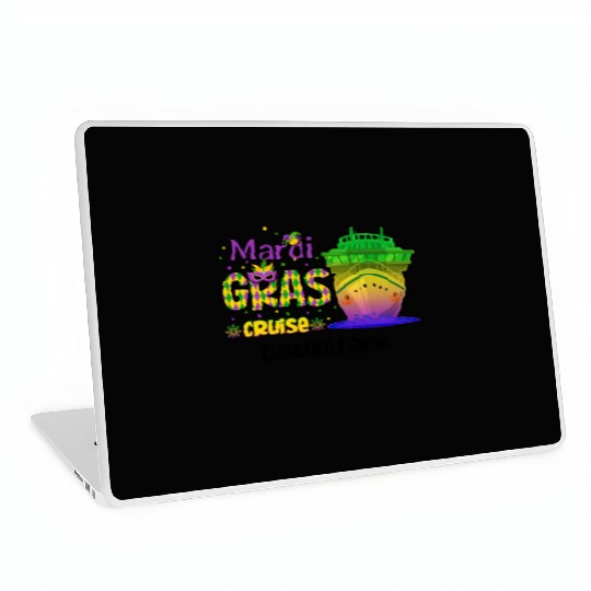 Mardi Gras Cruise Mardi Gras Carnival Trip Funny Laptop Skins