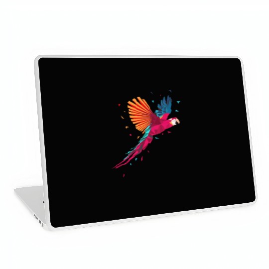 Macaw Parrot Geometric Bird Parakeet Ornitholog Gi Laptop Skins