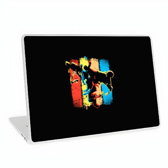 Retro Karate - Kickboxer - Fight Club Martial Arts Laptop Skins
