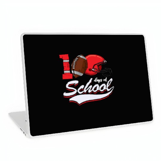 100 Days Of School Rugby Football Sports Athletic Laptop Skins