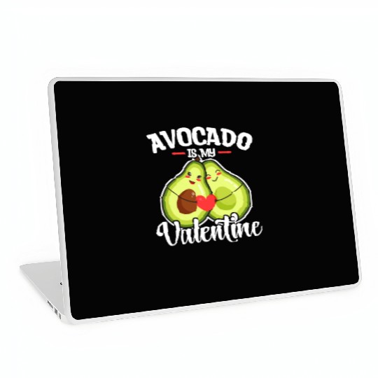 Avocado Is My Valentine Laptop Skins