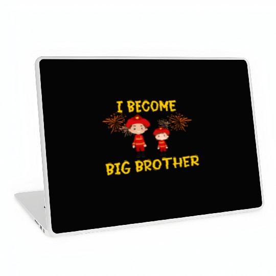 Big brother fire truck fireman 2023 Laptop Skins