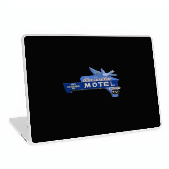 Blue Swallow Motel Route 66 Neon Tucumcari NM Laptop Skins