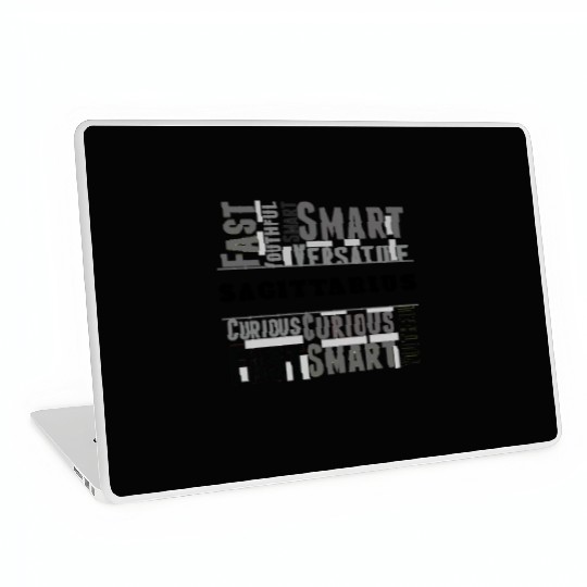 Sagittarius Zodiac Star Sign Word Cloud Square Mon Laptop Skins