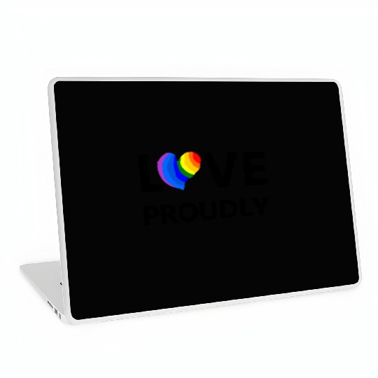 Love Proudly Heart Laptop Skins