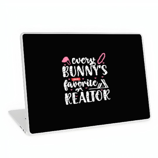 Realtor Easter Real Estate Agent Laptop Skins