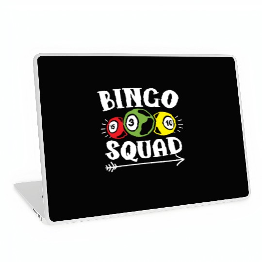 Bingo Squad Bingo Player Casino Gambling Lottery Laptop Skins