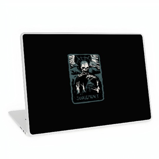 Judgement Skeleton Skull Tarot Card Laptop Skins