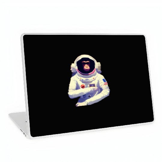 Astronaut Ape Space Laptop Skins