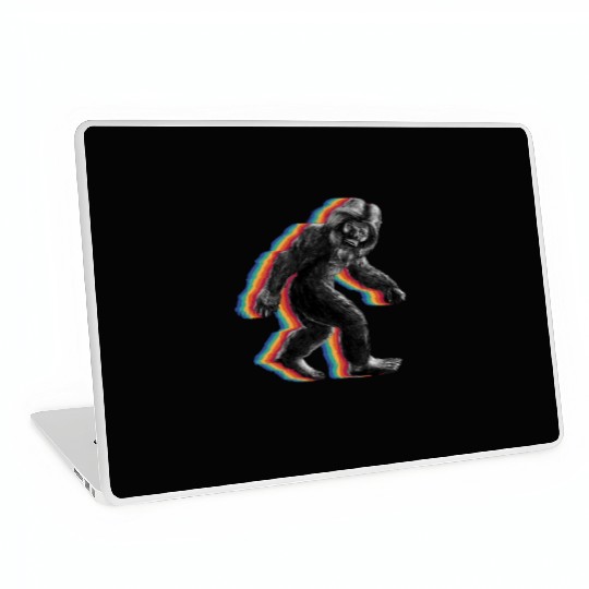 Retro Bigfoot vintage Fun and Nostalgic Sasquatch Laptop Skins