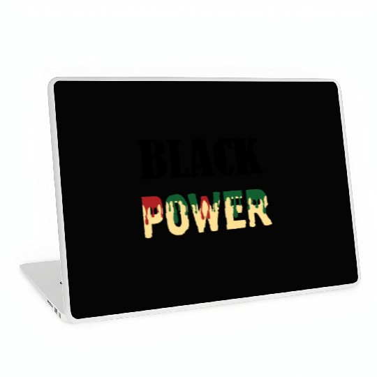 Black Power Laptop Skins