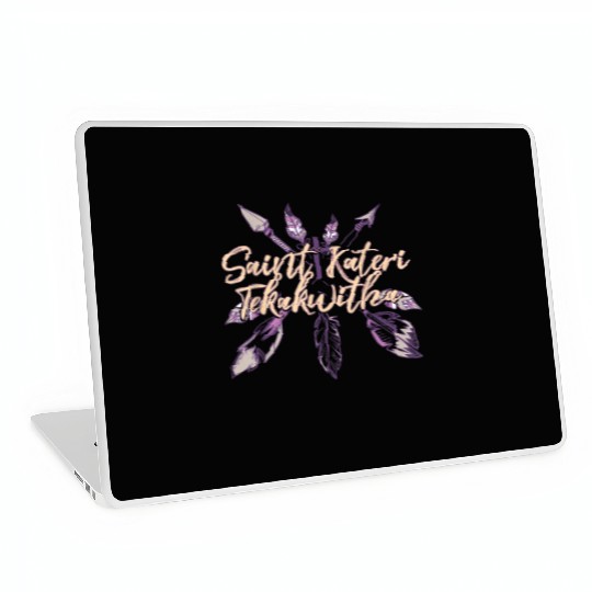 St Kateri Tekakwitha Saint Catholic Lily of the Mo Laptop Skins