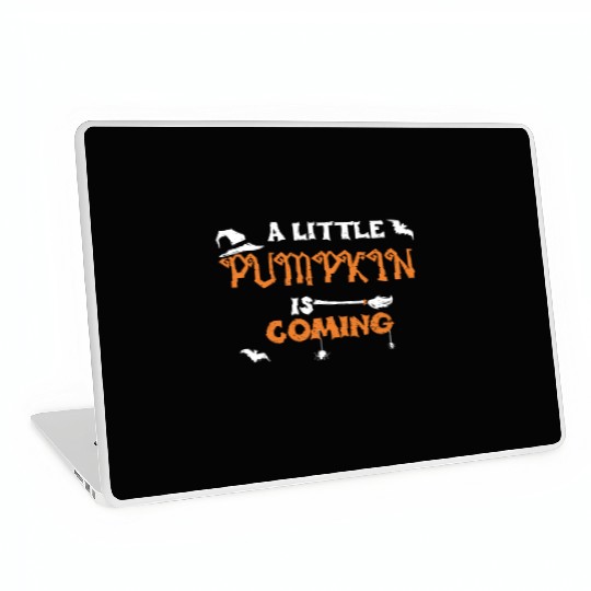 A Little Pumpkin Is Coming Laptop Skins