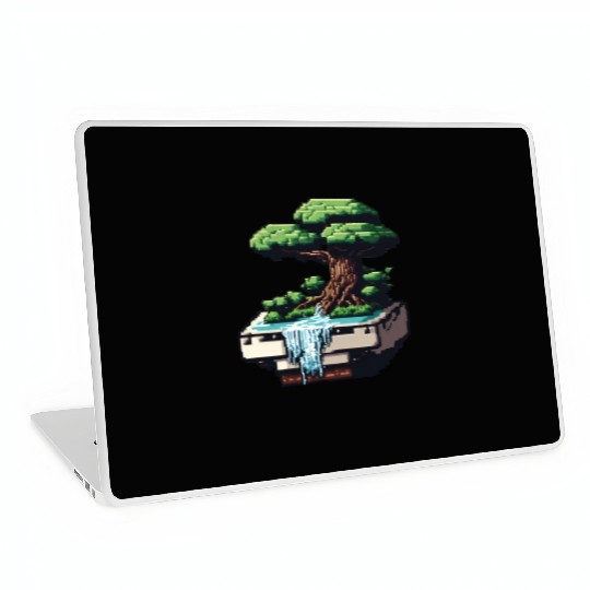 8 Bit Bonsai Tree Laptop Skins