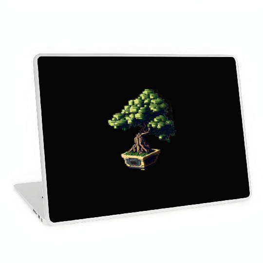 8 Bit Bonsai Tree Laptop Skins
