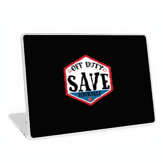 Lifeguard Off Duty Save Yourself Laptop Skins