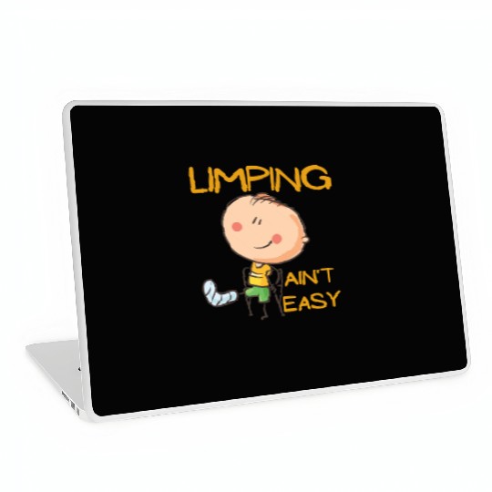 Limping Ain't Easy Physical Therapy Laptop Skins