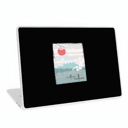 Cherry Blossom Fuji Cherry Tree Japan Laptop Skins