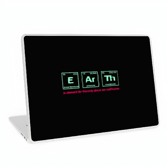EARTH - written in elements of the periodic table Laptop Skins