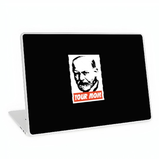 Sigmund Freud Your Mom Laptop Skins