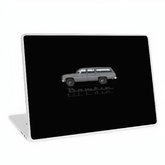 BOWTIE Charcoal Laptop Skins