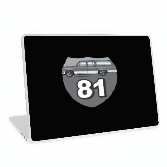 81 Charcoal Laptop Skins