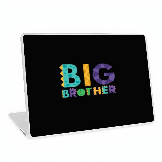 Big Brother Boy Dino Lover Laptop Skins