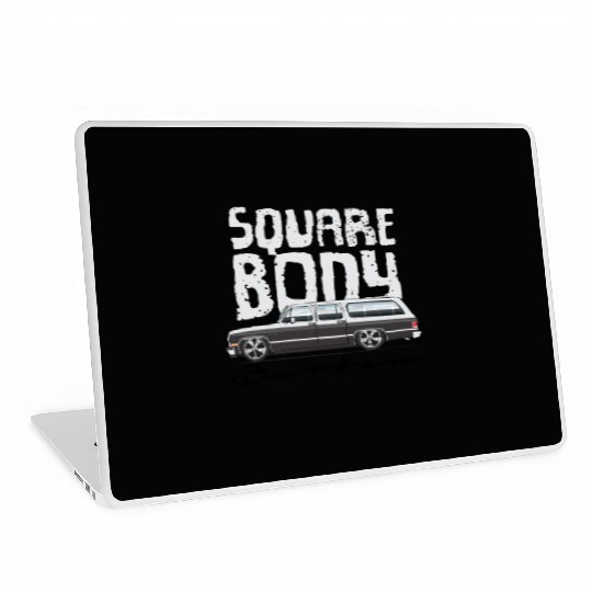 square body Frost White Laptop Skins