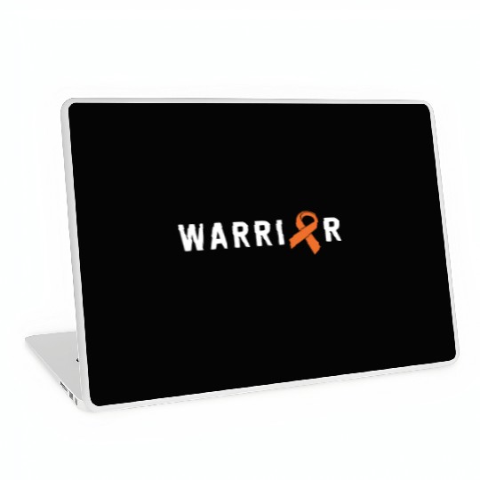 Leukemia Warrior Lymphoma Cancer Orange Ribbon Laptop Skins