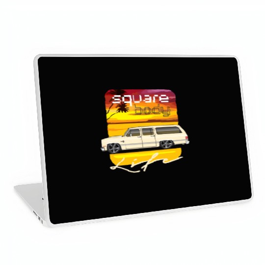 square Santa Fe Tan Laptop Skins