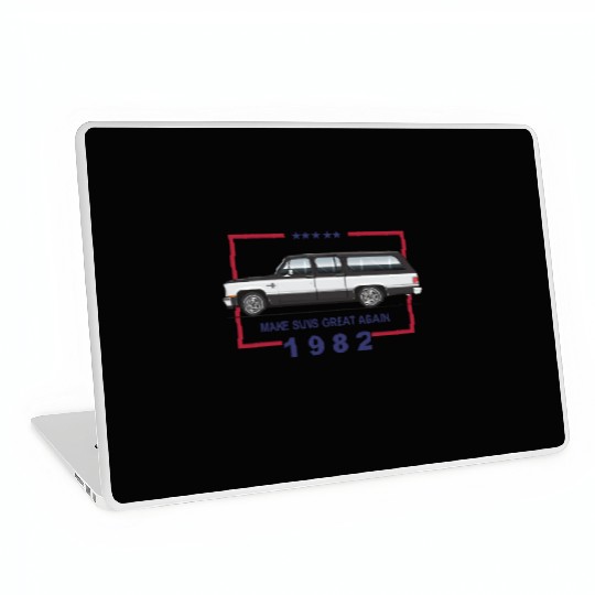 1982 Midnight Black Laptop Skins