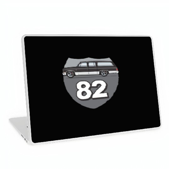 82 Midnight Black Laptop Skins