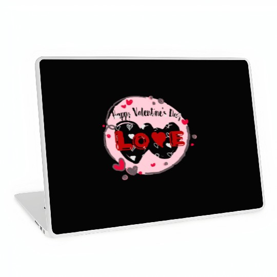 Wearing my heart on my sleeve for Valentine's Day Laptop Skins